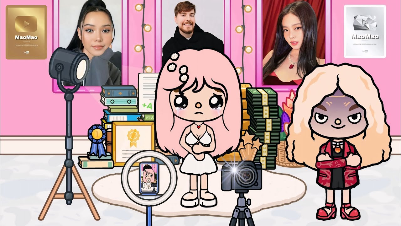 My Mom Wants To Make Me YouTuber, But I Want To Be A Teacher😔📸💔| Toca life story | #tocastory #toca