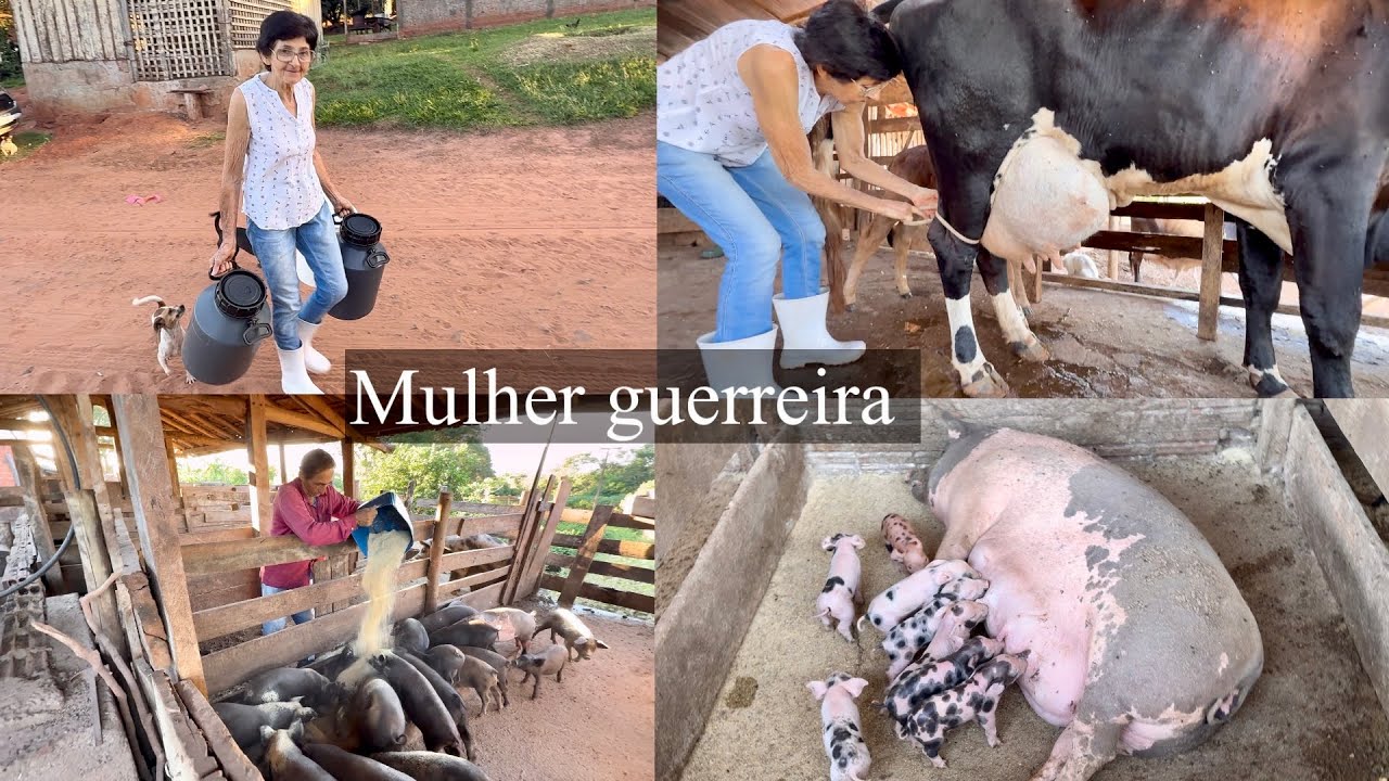 Dona Zilda trabalhando duro para manter sua produção de requeijão queijo 🧀 e outras goloseimas …