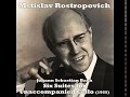 J S  Bach Cello- Suite Nr 4   M Rostropovich 1955