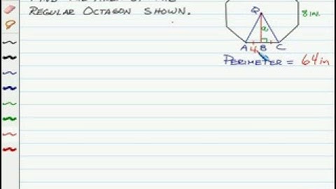 Area of Regular Polygons