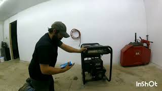 REVIVING A FREE GENERATOR.  THE CARBURATOR WAS TRASHED 