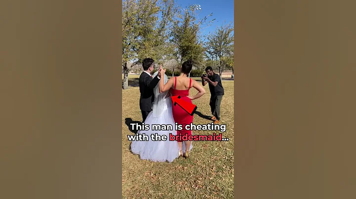 Bridesmaid gets caught cheating with groom!😱 #Shorts