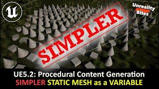 UE5.2: PCG - SIMPLER Static Mesh as a Variable