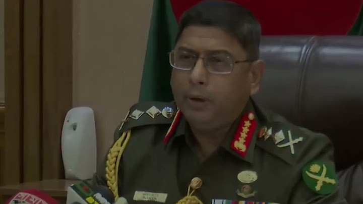 দেশ ও জনগণের পাশে থাকার ঘোষণা সেনাবাহিনী প্রধান  ওয়াকার-উজ-জামান  এর।