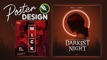Poster Design in Coreldraw | Movie Poster Design Tutorial - Edge N Curve