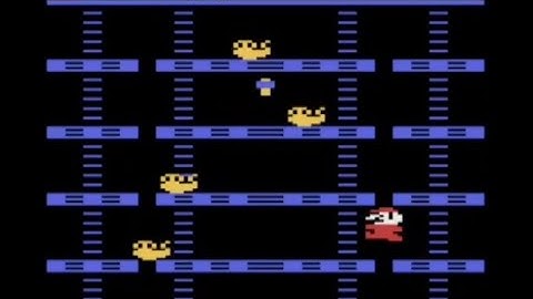 Donkey Kong - Atari 2600 - 1 Loop - Speedrun - 00:37.300