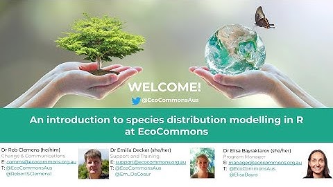 An introduction to species distribution modelling in R