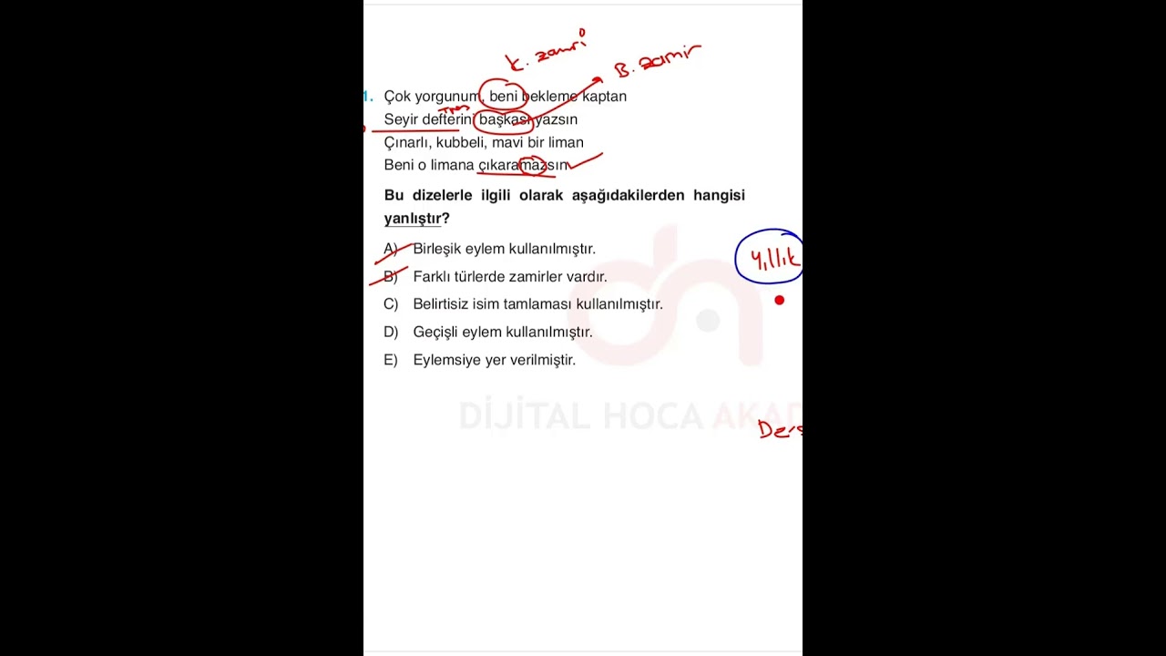 ÖSYM Tahmin Sorular