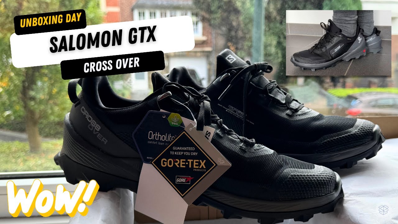 SALOMON★CROSS★兼用★BLACK/BLACK/MAGNET Salomon Cross Over Goretex GTX Black Magnet - YouTube