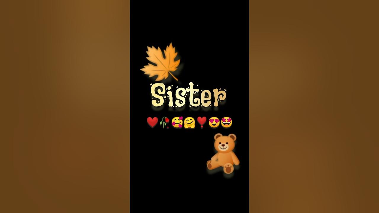 sister love status viral ytshorts trending video 🥰🤗🤩😍 ️ ️ ️💯 YouTube