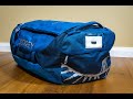 Continuous travel with the Osprey Transporter 65L (duffel)