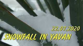 Бориши Барф нохияи Ёвон 22.01.2020 _ Ролик | Snowfall in Yavan _ Rolik 2020