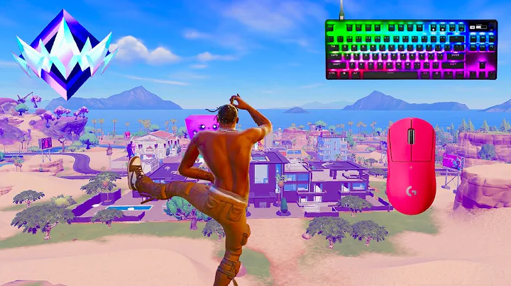 SteelSeries Apex Pro TKL ASMR 😴 Unreal Ranked 🏆 Satisfying Keyboard Fortnite 360 FPS 4K