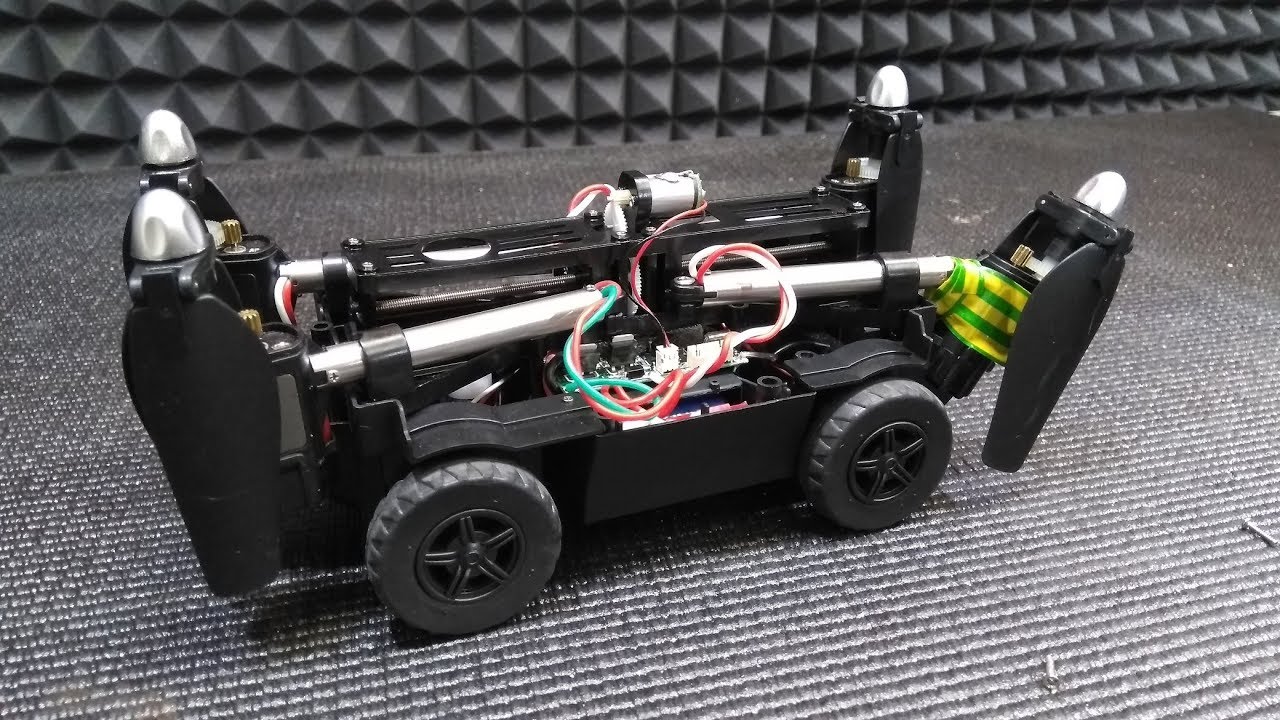 Разобрал КВАДРОТАНК ... Как работает механизм выдвигания лучей