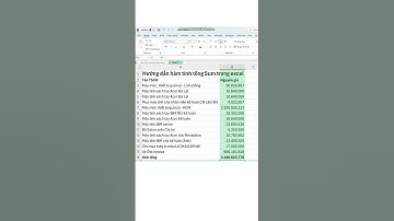 Hướng dẫn sử dụng hàm sum