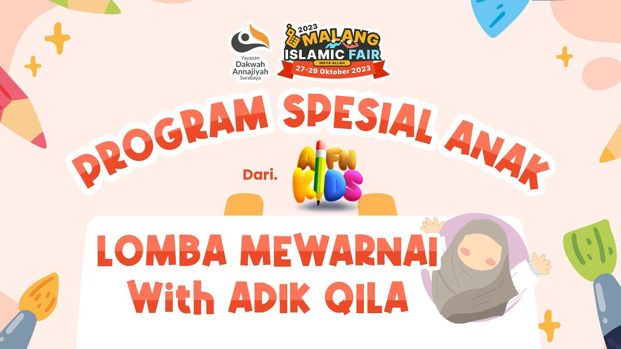 ⁣Malang Islamic Fair 2023 | Mewarnai Bersama Adhek Qila