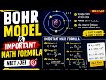 Bohr Model & Important Math Formula | NEET/JEE #chemistry #jeeproblems #class11