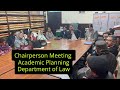 Faculty Meeting Led by Chairperson Dr. Imtiaz Ahmad Khan | Academic & Student Planning