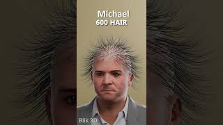 GTA 5 Michael With Hair Simulation #gta #asmr #blender