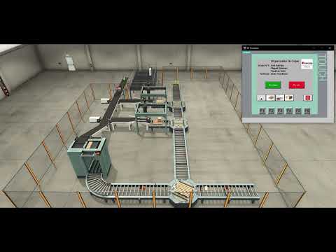 Tia Portal + Factory IO + Pantalla HMI - Proyecto Clasificador de Cajas