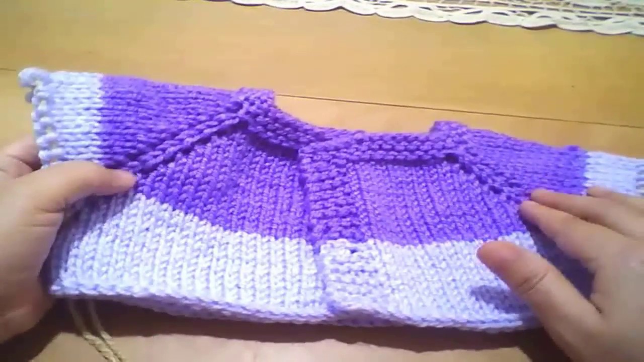 الباترون الاساسى لشغل التريكو من فوق ..  ?How knit from top to bottom