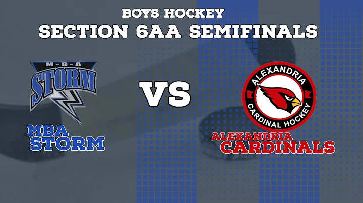 Boys Hockey Section 6AA Semifinals - MBA Storm vs ...