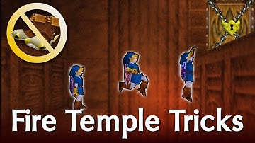 Fire Temple ALL TRICKS Tutorials | Ocarina of Time