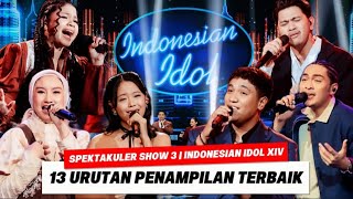Download Lagu PENAMPILAN TERBAIK TOP 13 | SPEKTAKULER SHOW 3 INDONESIAN IDOL 14 MP3