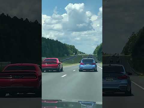 M3 beats a Hellcat Challenger