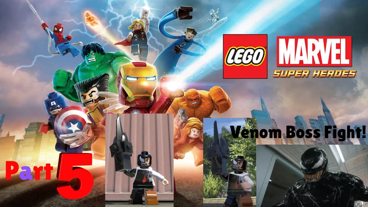 Beware of the Symbiote Scientist Zombies! - Lego Marvel Super Heroes Part 5 (Venom Boss Fight)
