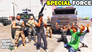 Franklin JOIN SPECIAL FORCES in GTA 5 | Shinchan and Chop