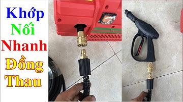 Khớp nối nhanh đầu nước ra máy xịt cao áp mini gia đình tiện dụng , washer with quick connections