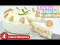 TARTA de LIMÓN y GALLETAS🍋🍰 (SIN HORNO) 4 INGREDIENTES🍋🍰