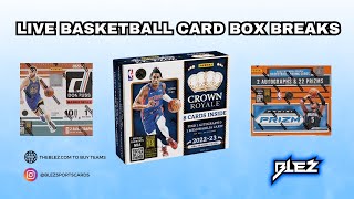 BLEZ SPORTS CARDS LIVE BOX AND CASE BREAKS!! #liveboxbreaks #groupbreaks #sportscards #boxbreak