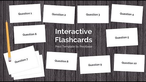 Flashcards - Presentation Template for Prezi