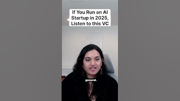 If You Run an AI Startup in 2025, Listen to this VC