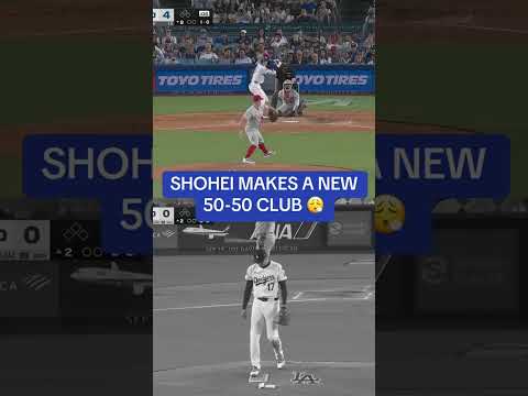 Shohei Ohtani becomes the 1st player in MLB history w/ 50 HR & 50 K in the same season 😯