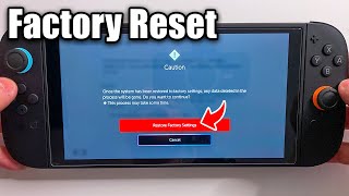 How To Factory Reset Nintendo Switch 2 in Recovery Mode