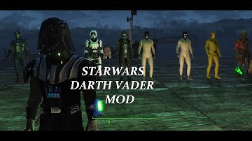 Fallout 4 Darth Vader Suit Mod Showcase