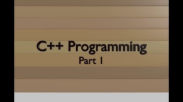 C++ Tutorial Part 1 | Introduction and Hello World!