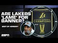 Is it LAME the Lakers hung a banner for winning the In-Season Tournament? 😮 | #Greeny