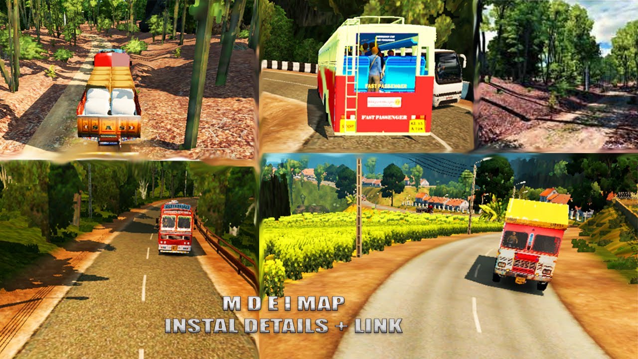 How to Install Indian Map On Euro Truck Simulator 2, Small Map For Ets2  1.31-35