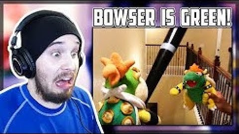 BOWSER IS GREEN! - Reacting to SML Short: Zombie Bowser!