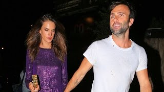Alessandra Ambrosio And Fiance Jamie Mazur Make An Early Exit From 1Oak Nightclub