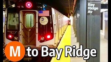 ᴴᴰ M Trains Rerouted to 95th St on the R Line