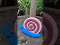 Diy Snail for fun activities 🐌 || #snail #pottery #shorts #craft #trending