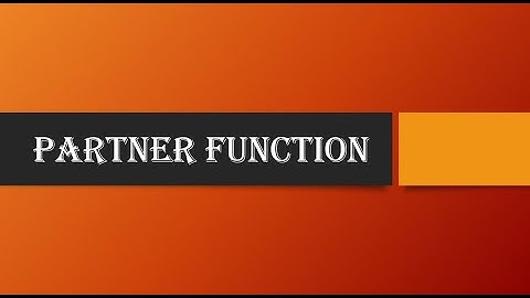 SAP MM -Vendor Master Partner Function | SAP S4 HANA| #SAPMM #saphana @sapbeginner2020
