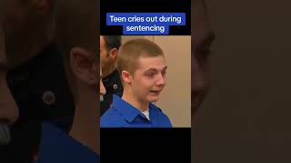 Emotional Teen's Powerful Cry During Sentencing Goes Viral 💔 | #truecrime  #crime #viral #shorts