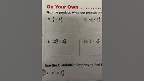 7.9 Multiply Mixed Numbers