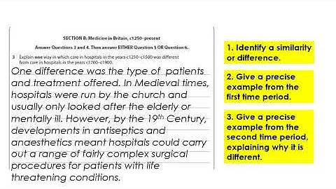 Edexcel GCSE History: Medicine in Britain walkthrough